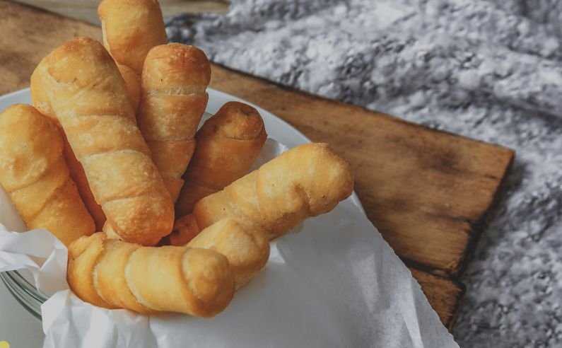 Cheese-Stuffed Pastry Sticks